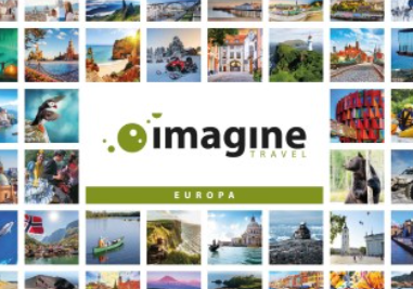 Imagine travel brochure Europa