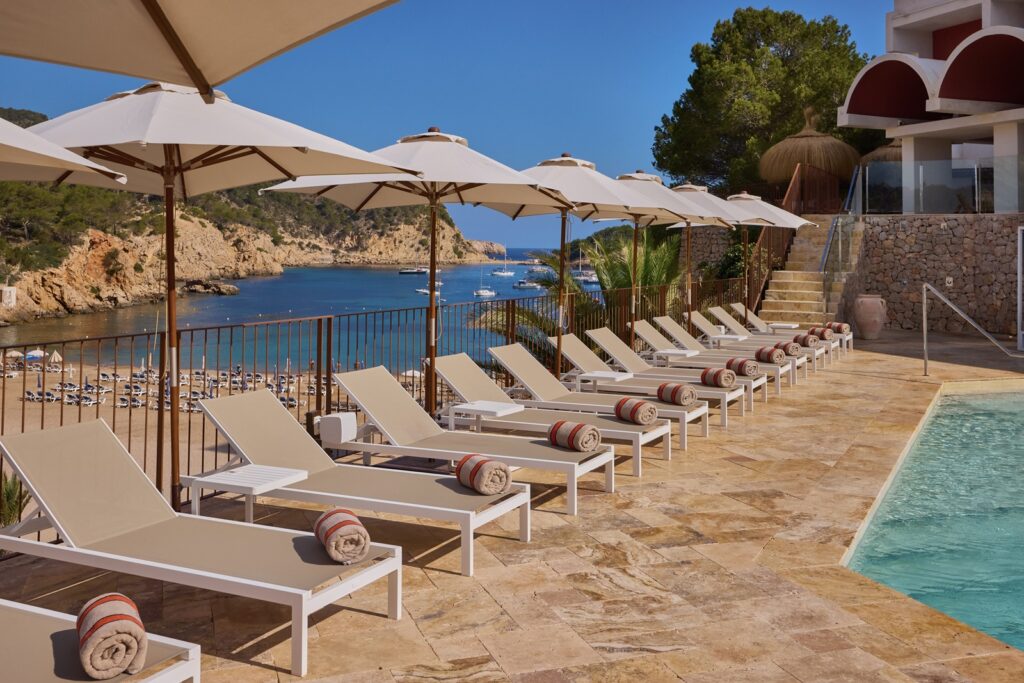 Cala San Miguel Hotel | Ibiza 1 SWIMING POOL BEACH VIEW