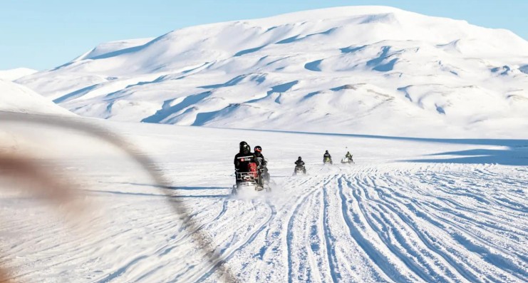 Sneeuwsafari scooter Longyearbyen